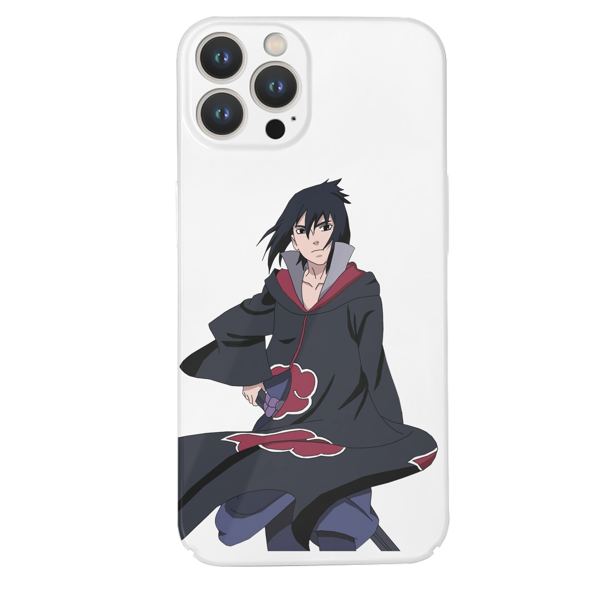 （画像用） NARUTO -ナルト- うちは サスケ Uchiha Sasuke 【iPhone 14シリーズ対応】ハードケース